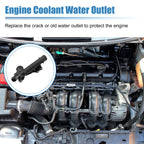 Engine Water Outlet Connect Adapter for Ford Escape, Fusion, Fiesta (2013–2019) BM5Z-8592-A