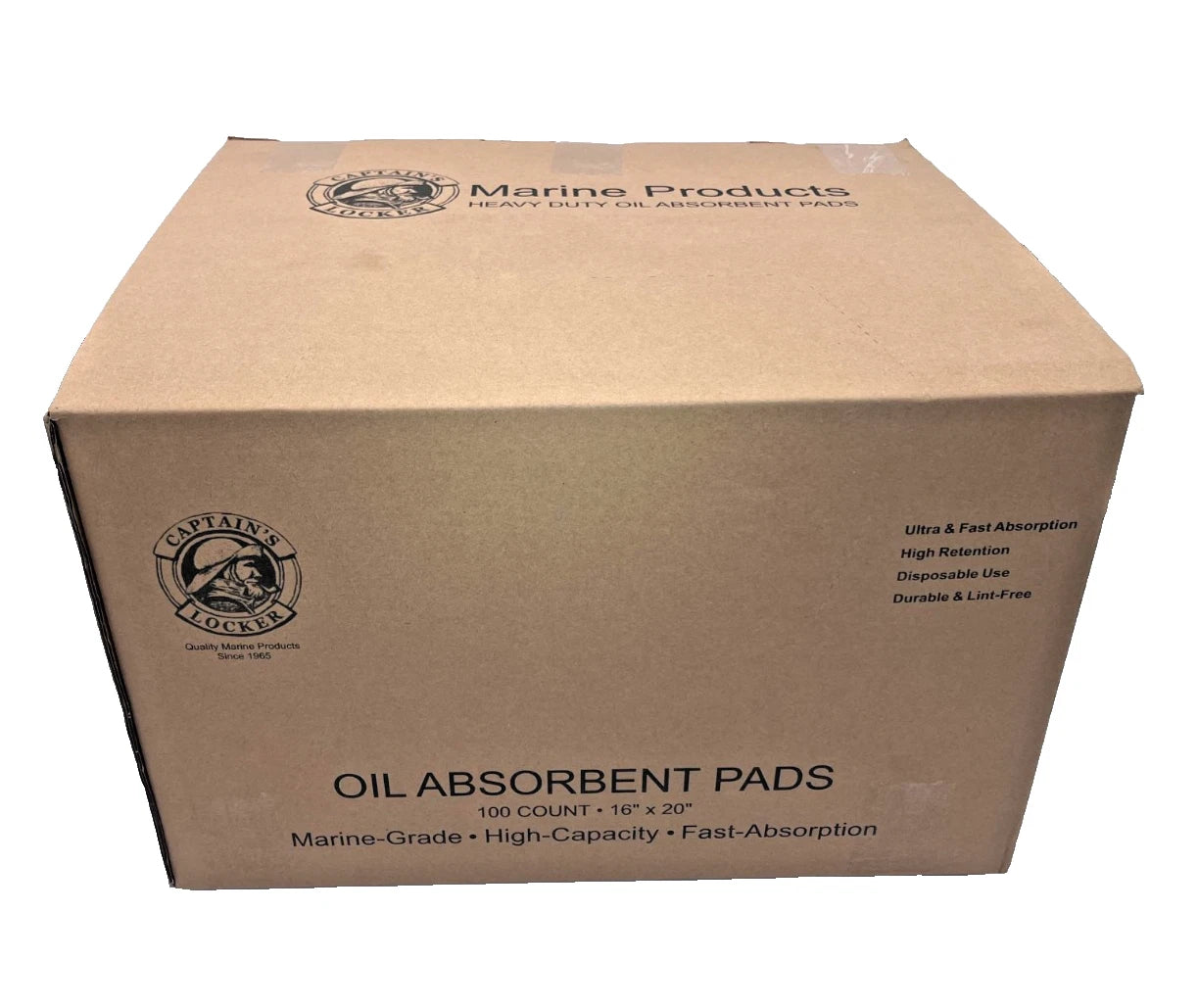 Oil Absorbent Pads 15"x20" for Marine Applications