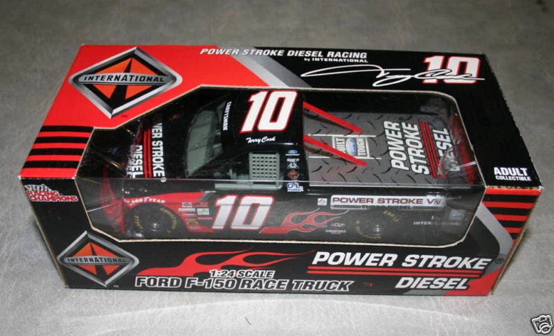 Ford Powerstroke Collector Truck Diecast Toy - NASCAR, Signed