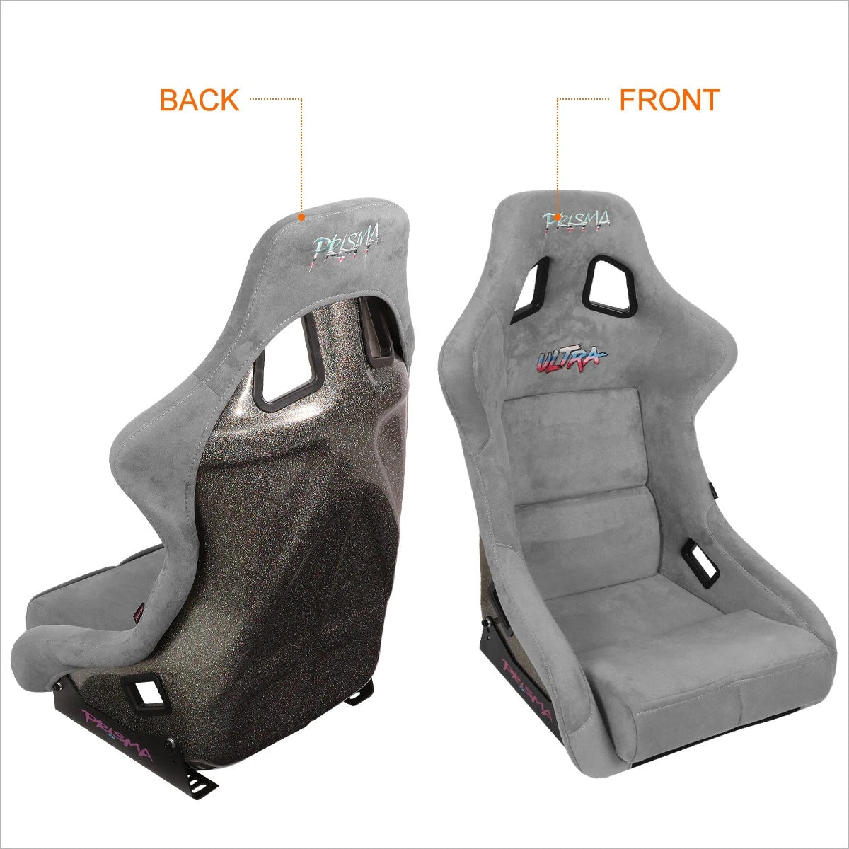 NRG Innovations FRP-302GY-ULTRA Racing Seat for Universal Fit (2010–2023)