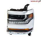 Driver LH Headlight with LED for Chevy Silverado 1500 (2016–2018)