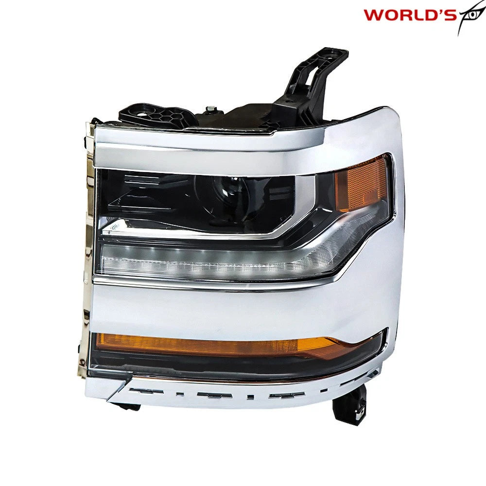 Driver LH Headlight with LED for Chevy Silverado 1500 (2016–2018)