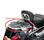 2X Chrome Detachables Luggage Rack for Harley Touring Road King (2009–2016)