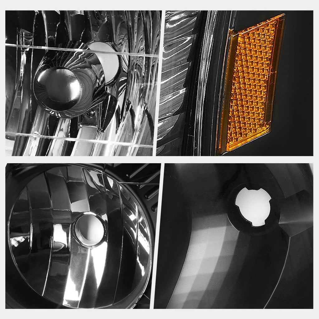 Headlight and Amber Corner Signal Lamps Pair for Ford Explorer (2002–2005)
