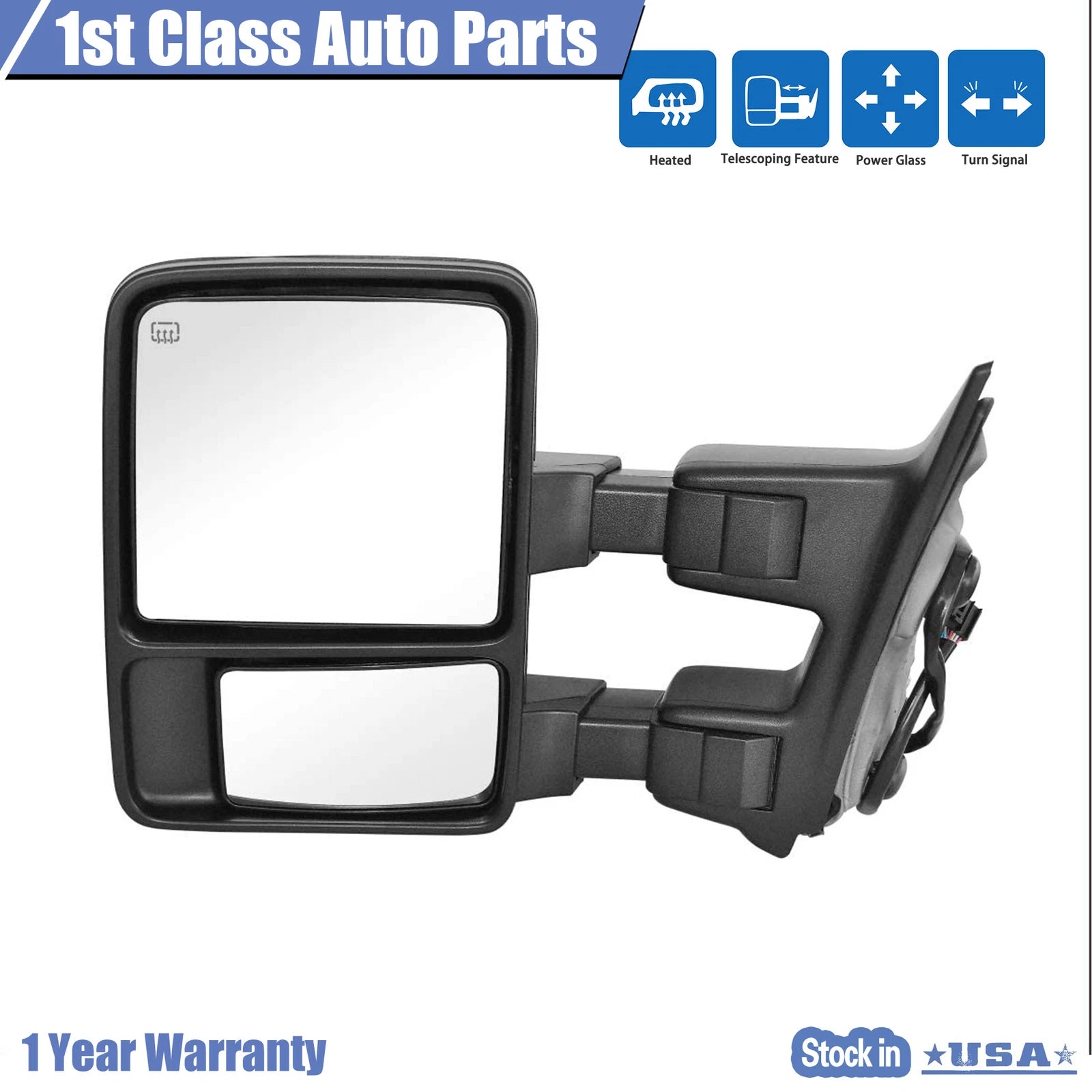Left Heated Mirror Turn Signal Light for Ford F-250 Super Duty (2009–2016)