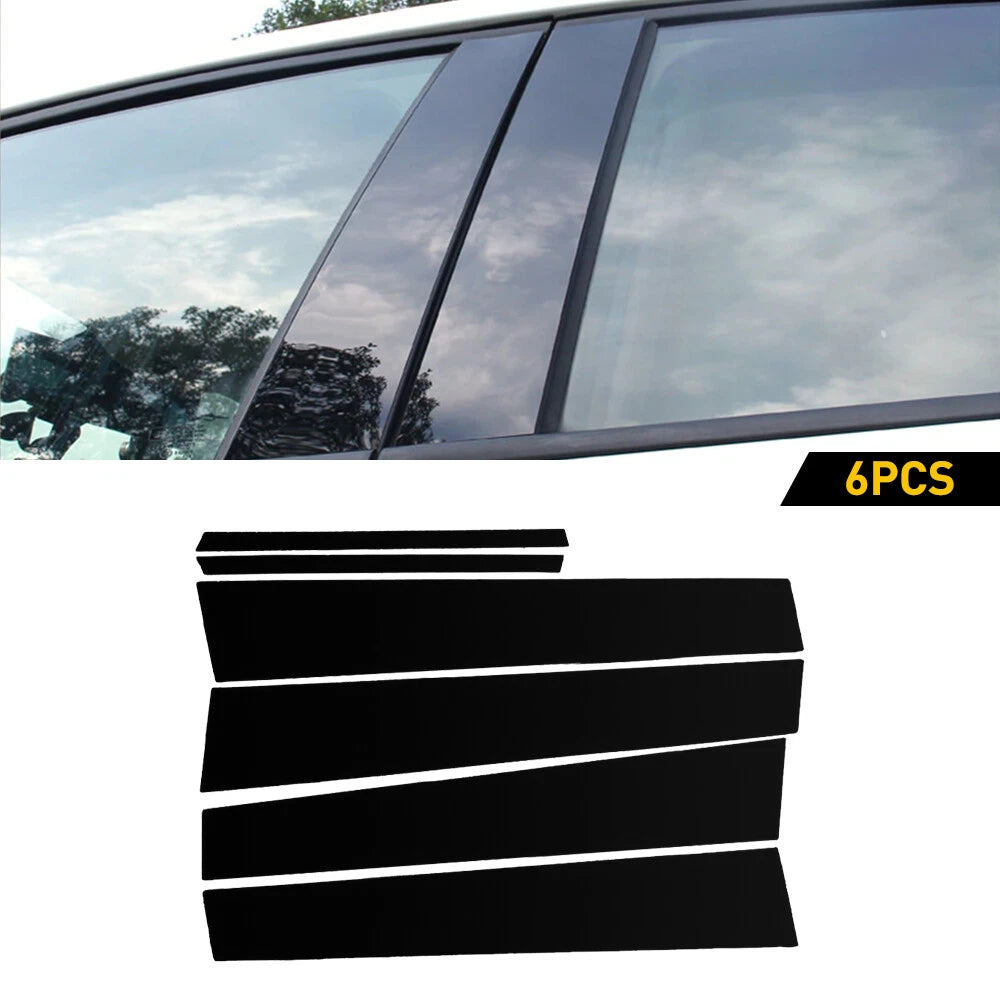 6PCS Pillar Trim Door Cover Kit for Toyota Corolla (2009–2013)