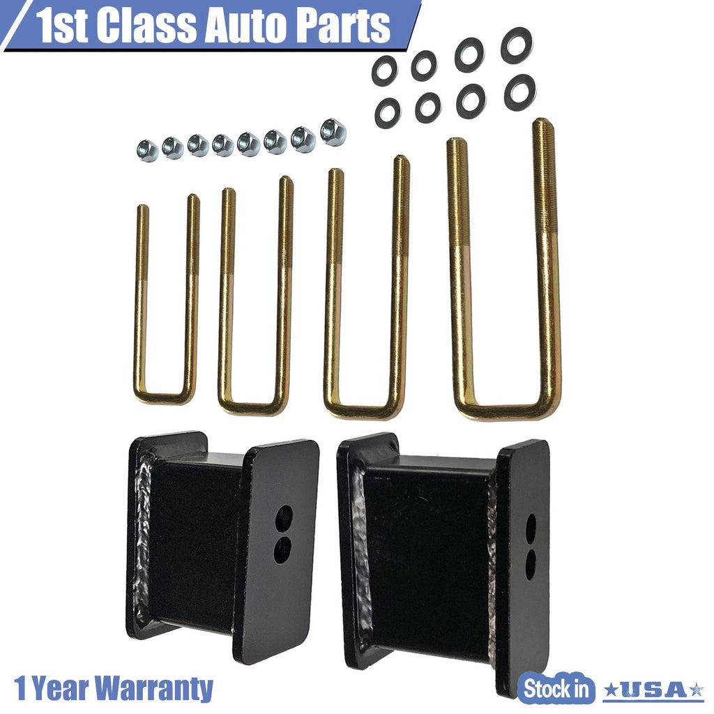 4" Rear Lift Blocks Kit for Chevy Silverado GMC Sierra 1500 (2007–2018)