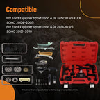 Timing Chain Kit for Ford Explorer 4.0L V6 SOHC (1997–2001) 90398S 76117 w/ Tools
