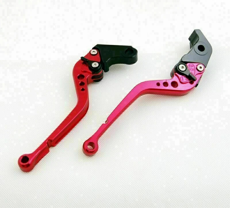 Long Brake Clutch Levers for Honda CBR929RR (2000–2001) Red T9