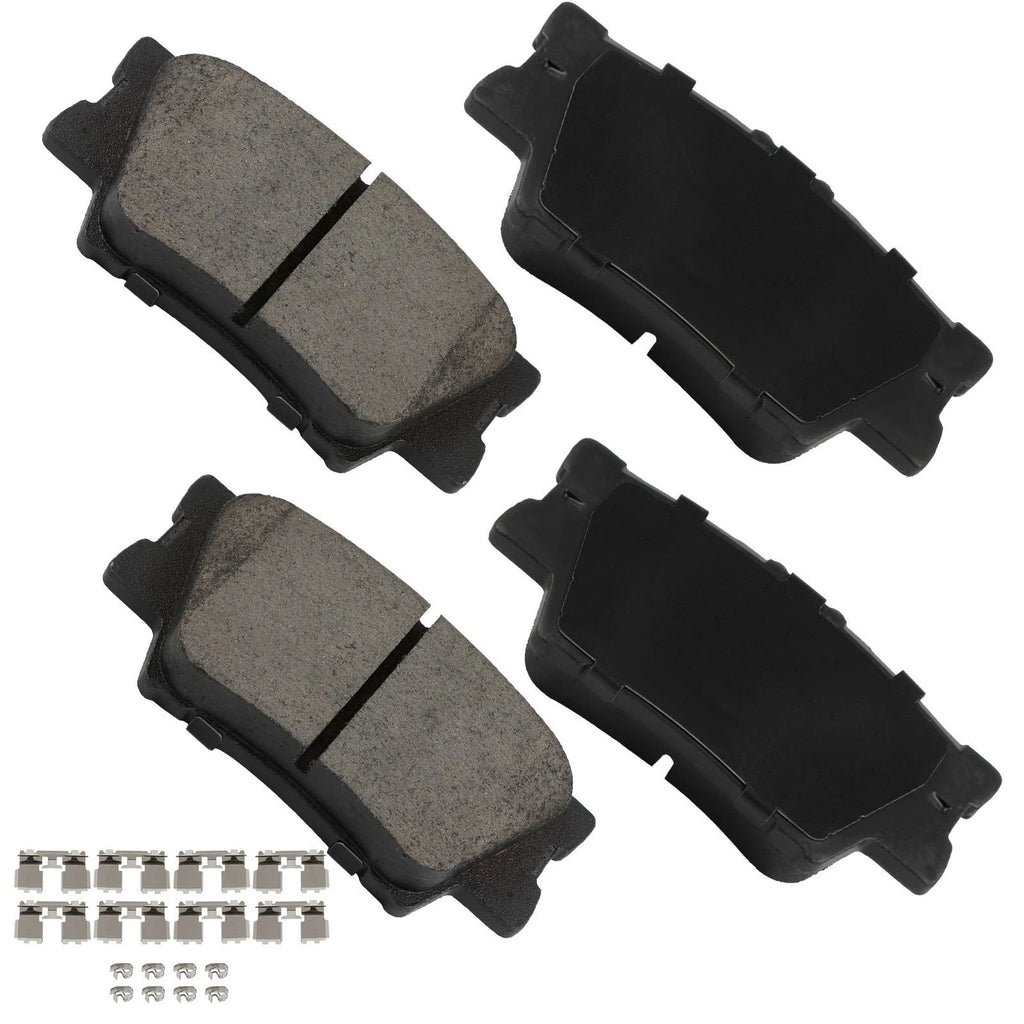 Front and Rear Drilled Rotors Brake Pads for Toyota RAV4 (2006–2012)