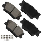 Front and Rear Drilled Rotors Brake Pads for Toyota RAV4 (2006–2012)