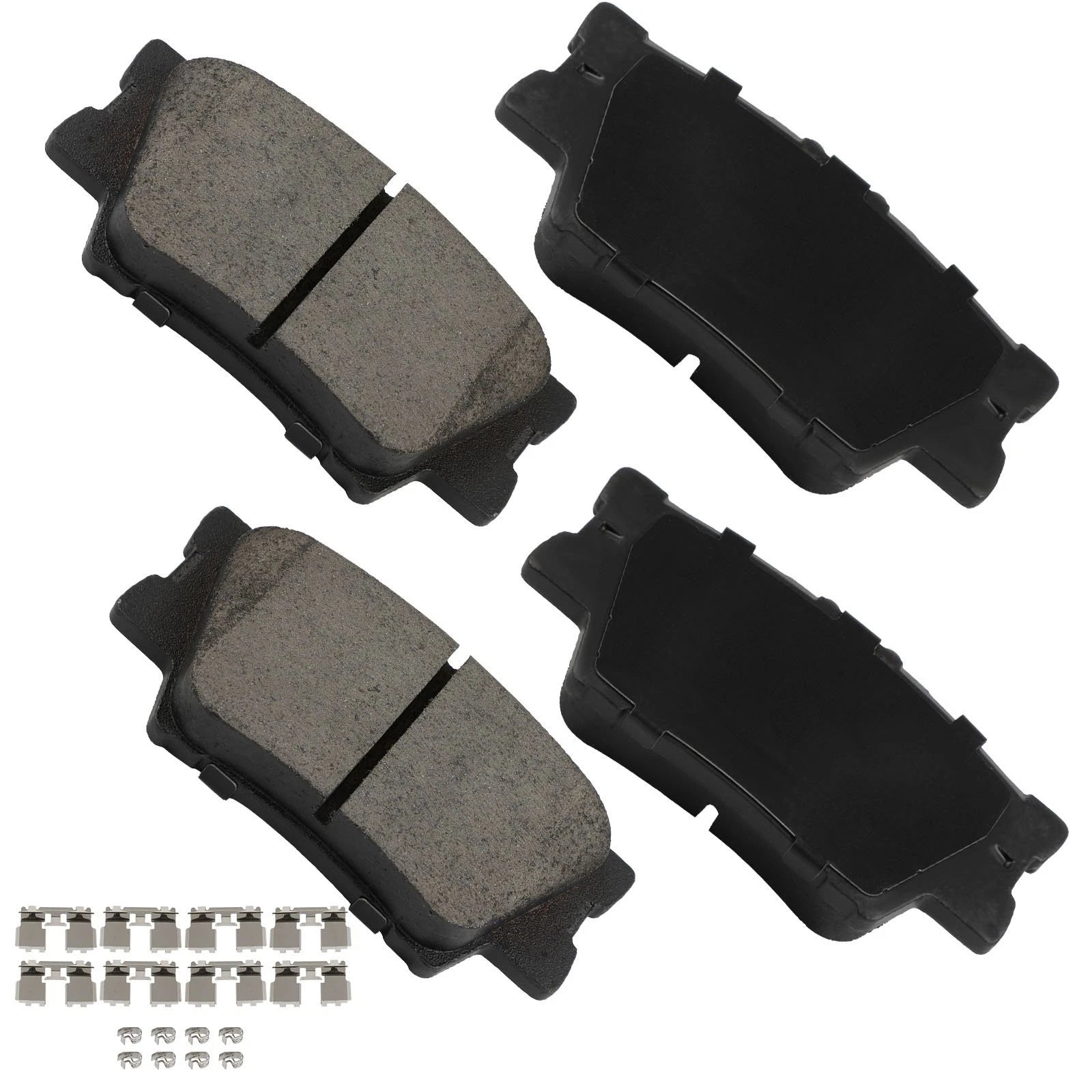 Front and Rear Drilled Rotors Brake Pads for Toyota RAV4 (2006–2012)