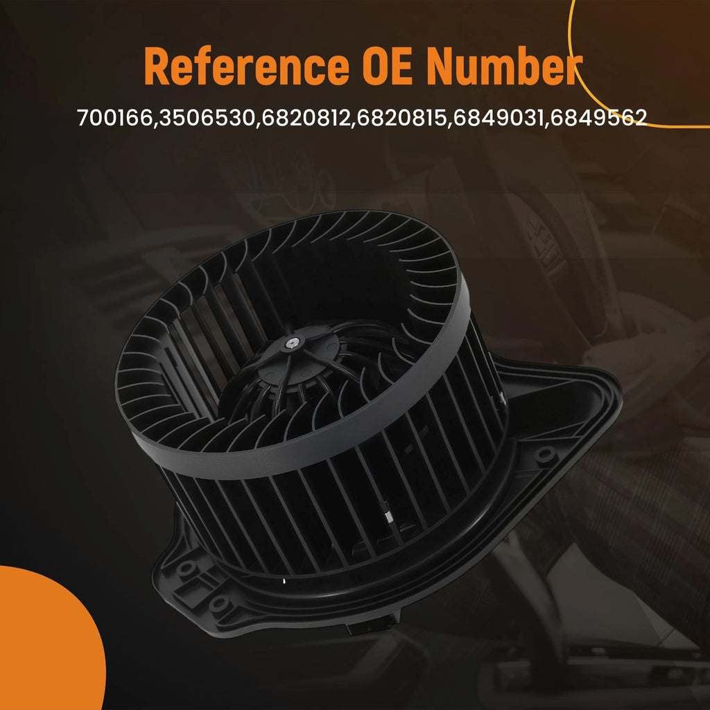 HVAC Heater Blower Motor with Fan Cage for Volvo 850 (1993–1997) 3506530, 6849031