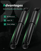 Pair Rear Shock Struts for Kia Soul Plus Sport (2010–2013)