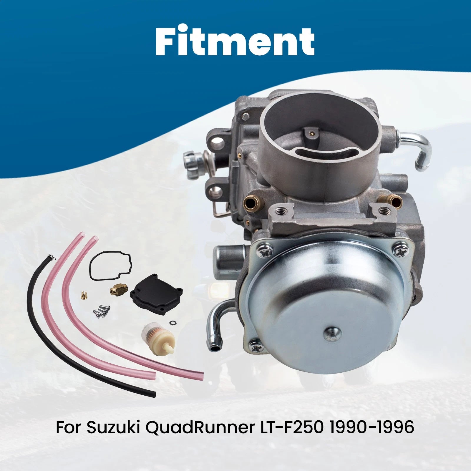 Carburetor Kit for Suzuki QuadRunner 250 LT-F250 (1990–1999)