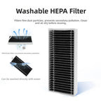 Set of 4 HEPA Filters and Main Brush for Ecovacs X11 and Omni