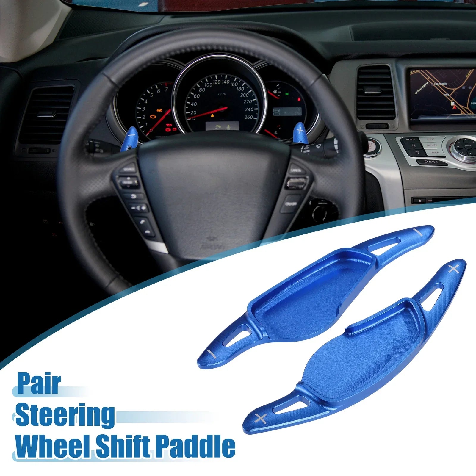 Shift Paddle Cover for BMW 3 Series Blue ( Set) (2019 - 2020)