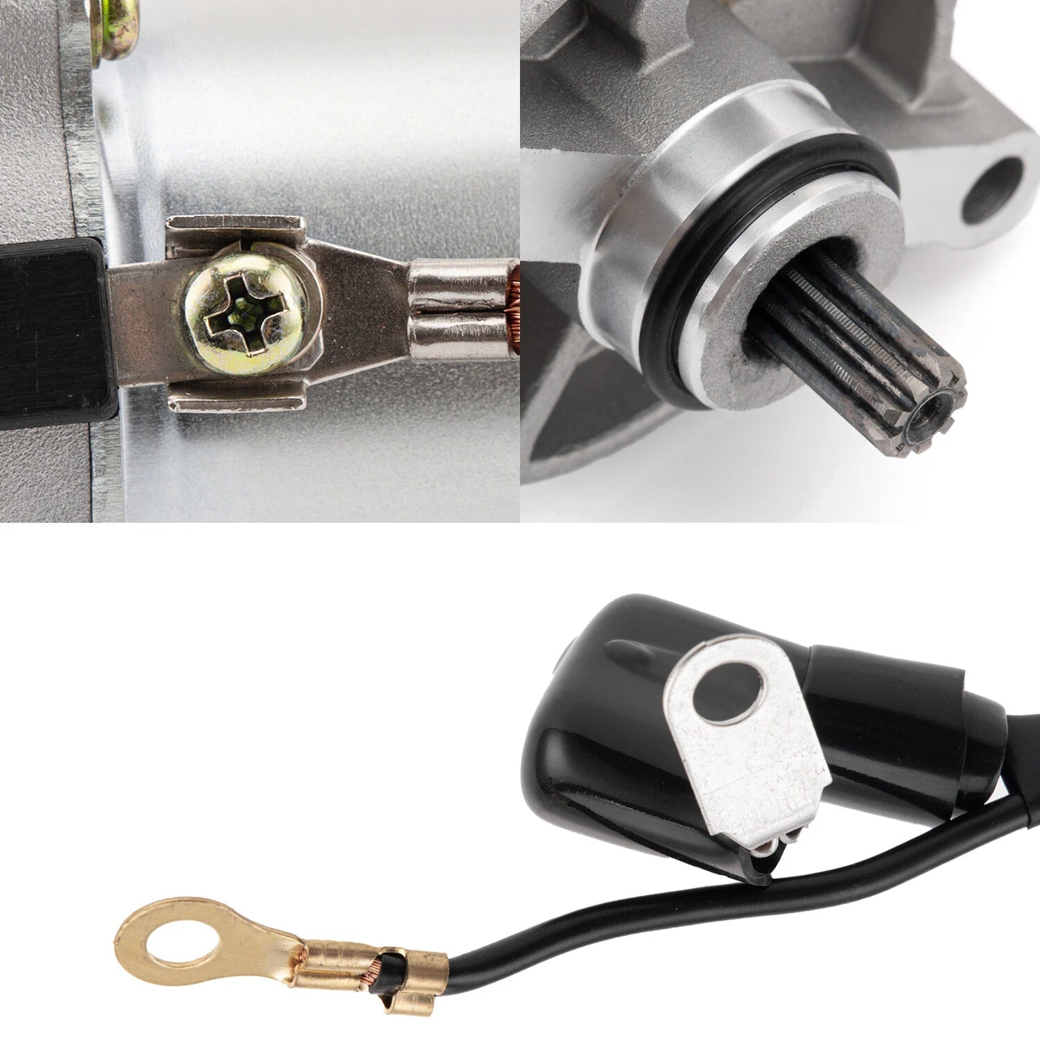 Starter Motor for Yamaha Raptor 90, Grizzly 90 (2009–2013) Replaces 43D-H1800-00
