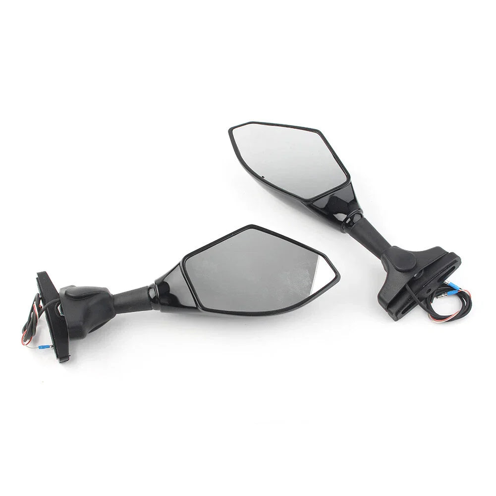 LED Turn Signal Rearview Mirror for Honda Kawasaki Yamaha Suzuki