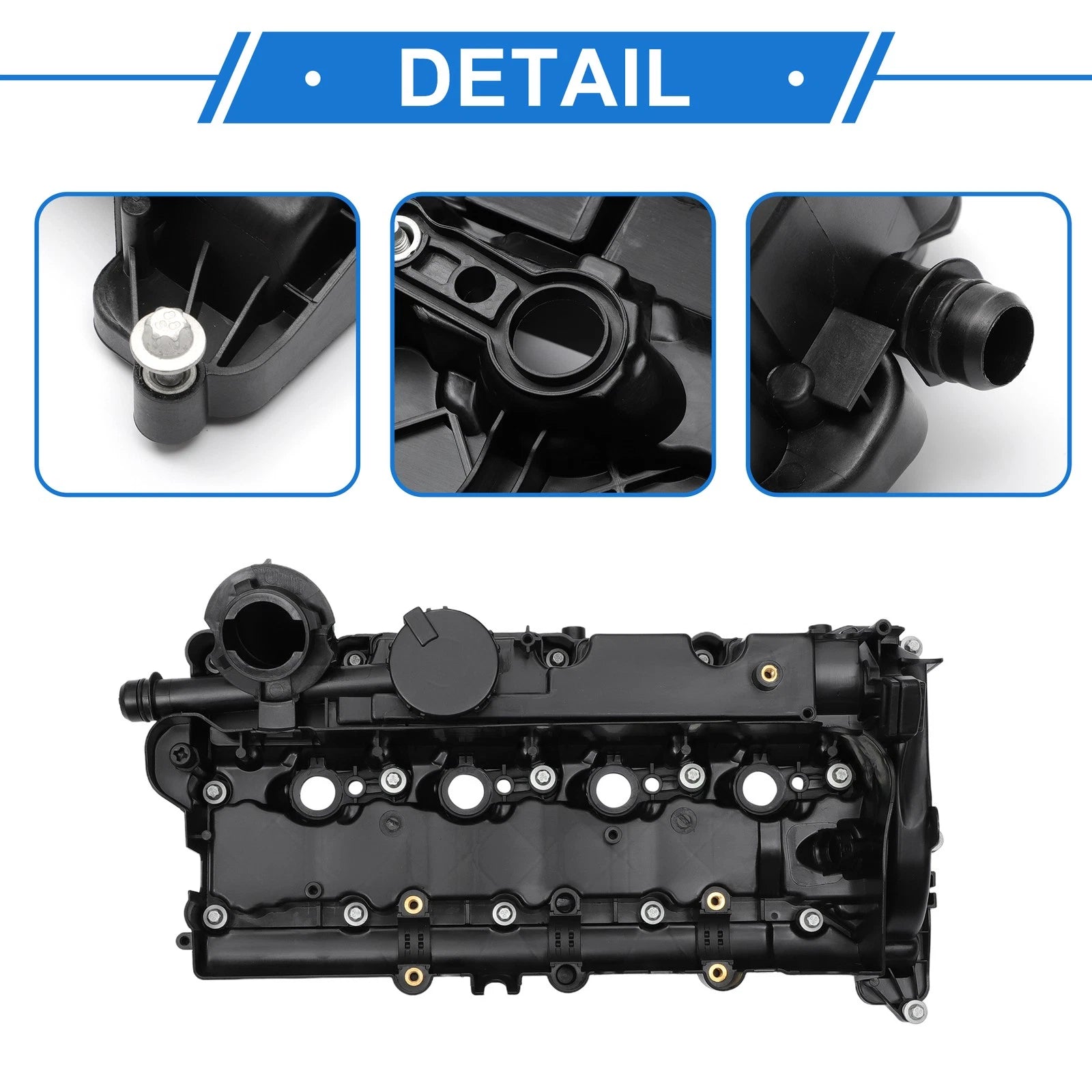 Front Engine Valve Cover with Gasket No. 11128508570 for BMW X3 (2008–2010)