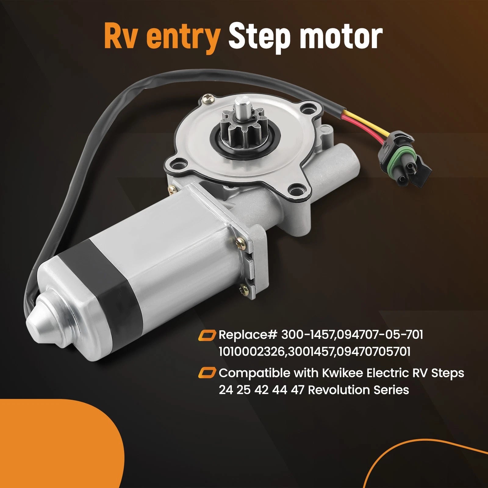 RV Step Motor for Kwikee Electric Steps (24-47)