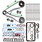 Timing Chain Kit & Full Gasket Set with Head Bolts for Ford Mustang (1999–2000)
