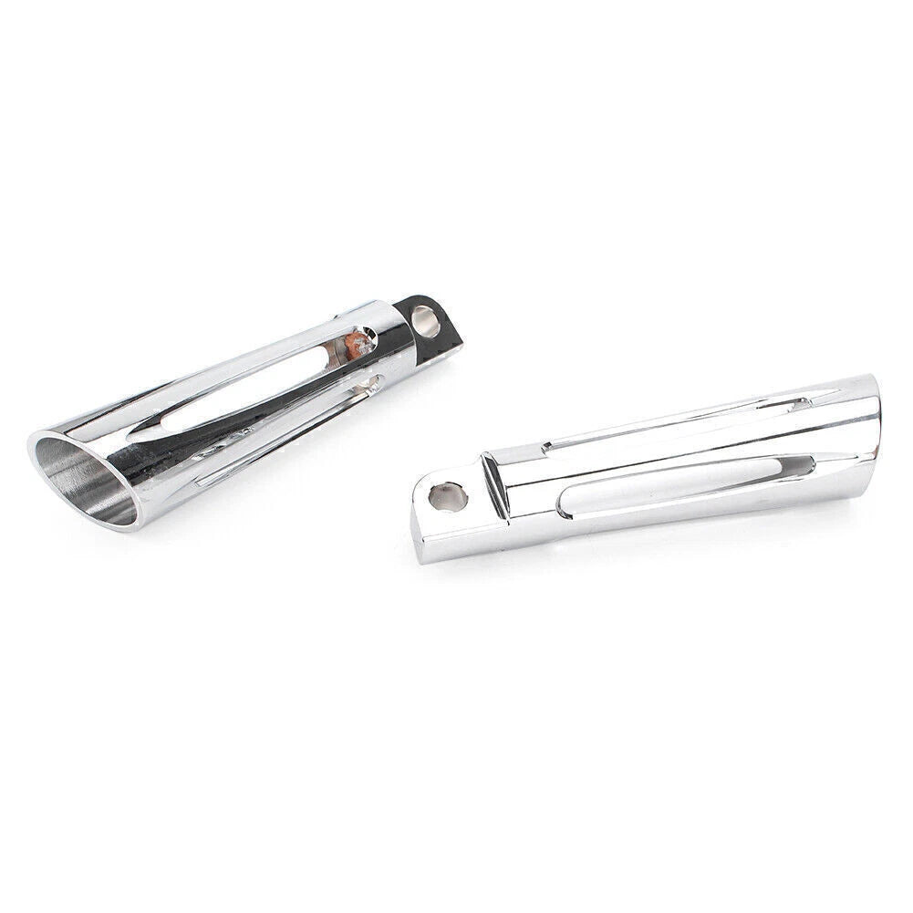 Chrome Male Mount Foot Pegs for Harley Touring Sportster Dyna Softail