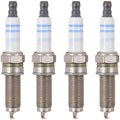 Set of 4 Bosch 96337 Double Iridium Spark Plugs for Acura ILX, Dodge Journey, Honda Accord, Civic, HR-V (2013–2021)