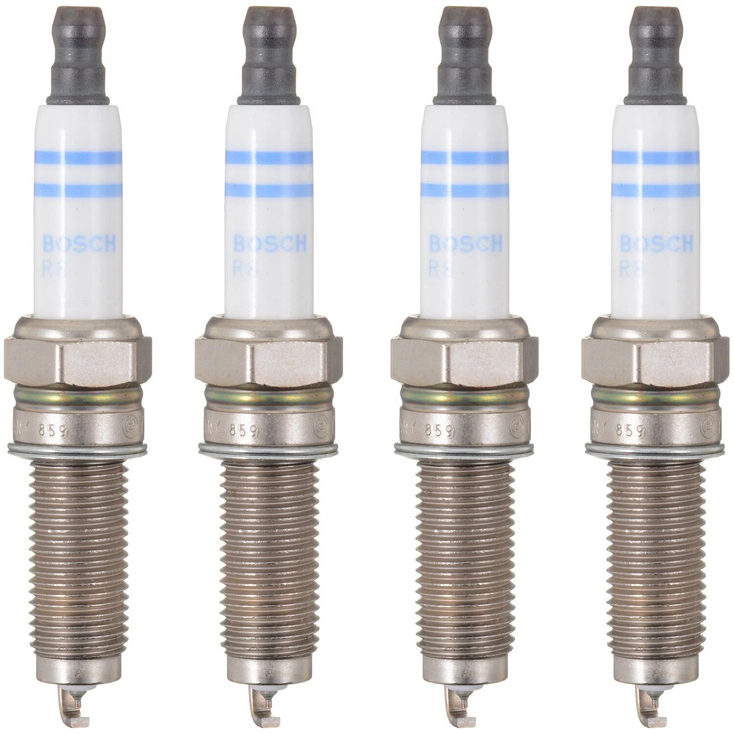 Set of 4 Bosch 96337 Double Iridium Spark Plugs for Acura ILX, Dodge Journey, Honda Accord, Civic, HR-V (2013–2021)