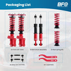 BFO Adjustable Coilover Suspension Lowering Kit for Ford Mustang (2005–2014)