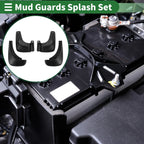 Mud Flaps Splash Guards for Hyundai Elantra (2007-2010) with Mount Accessories