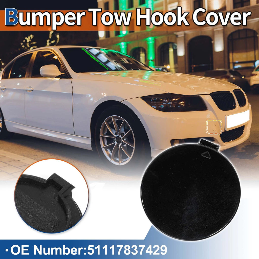 Tow Hook Cover for BMW E81 E87 (2006–2011) No. 51117837429 Black Sapphire