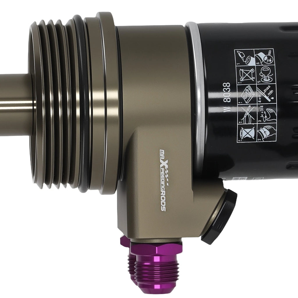 AN10 Oil Filter Sandwich Adapter for Audi S4 S5 A8L Porsche Cayenne (2010–2023)