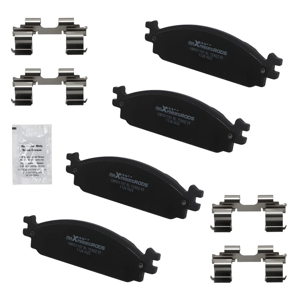 Front Ceramic Brake Pads Kit D1376 for Ford Explorer Taurus (2010–2019)