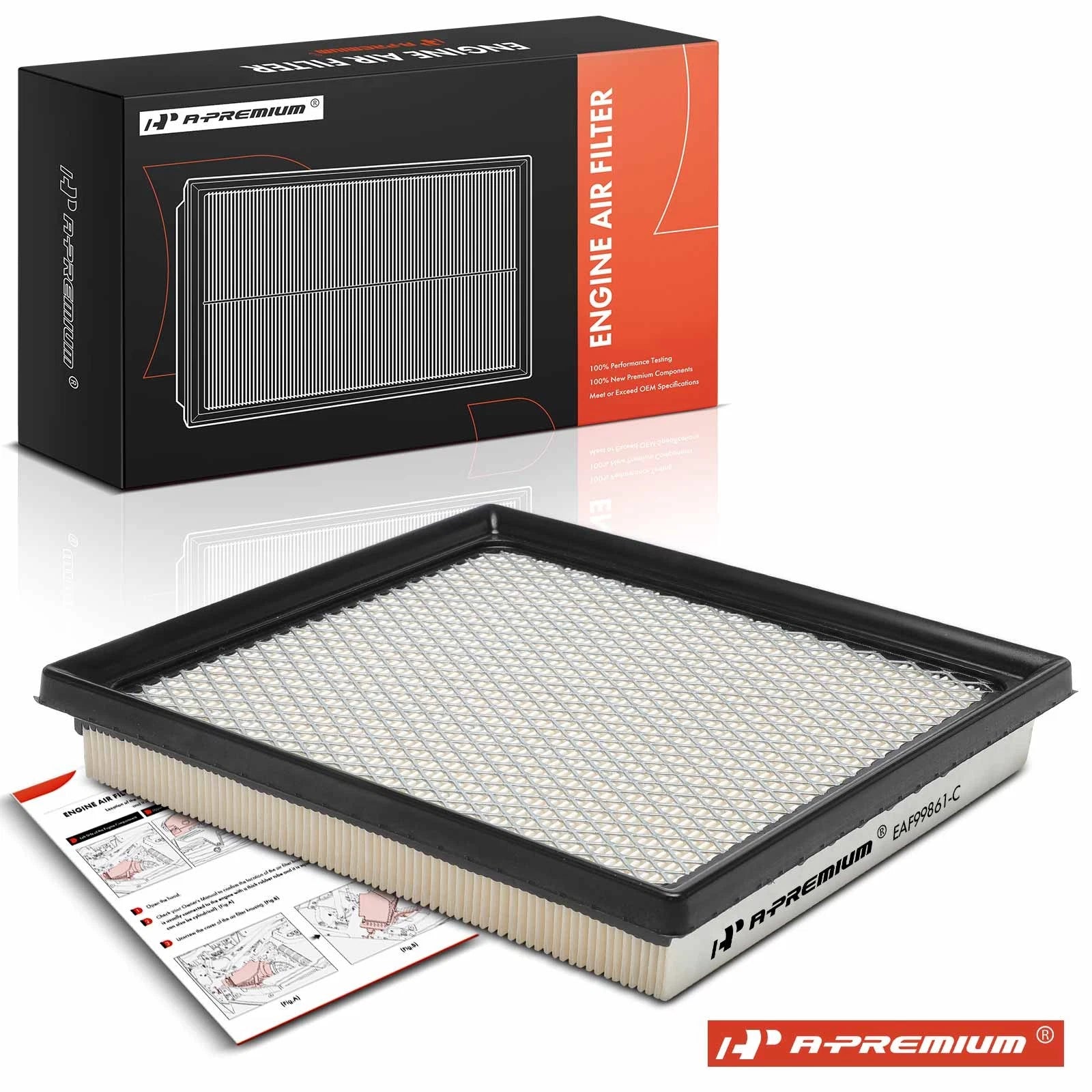 Engine Air Filter for Subaru WRX STI (2019–2021) Turbocharged