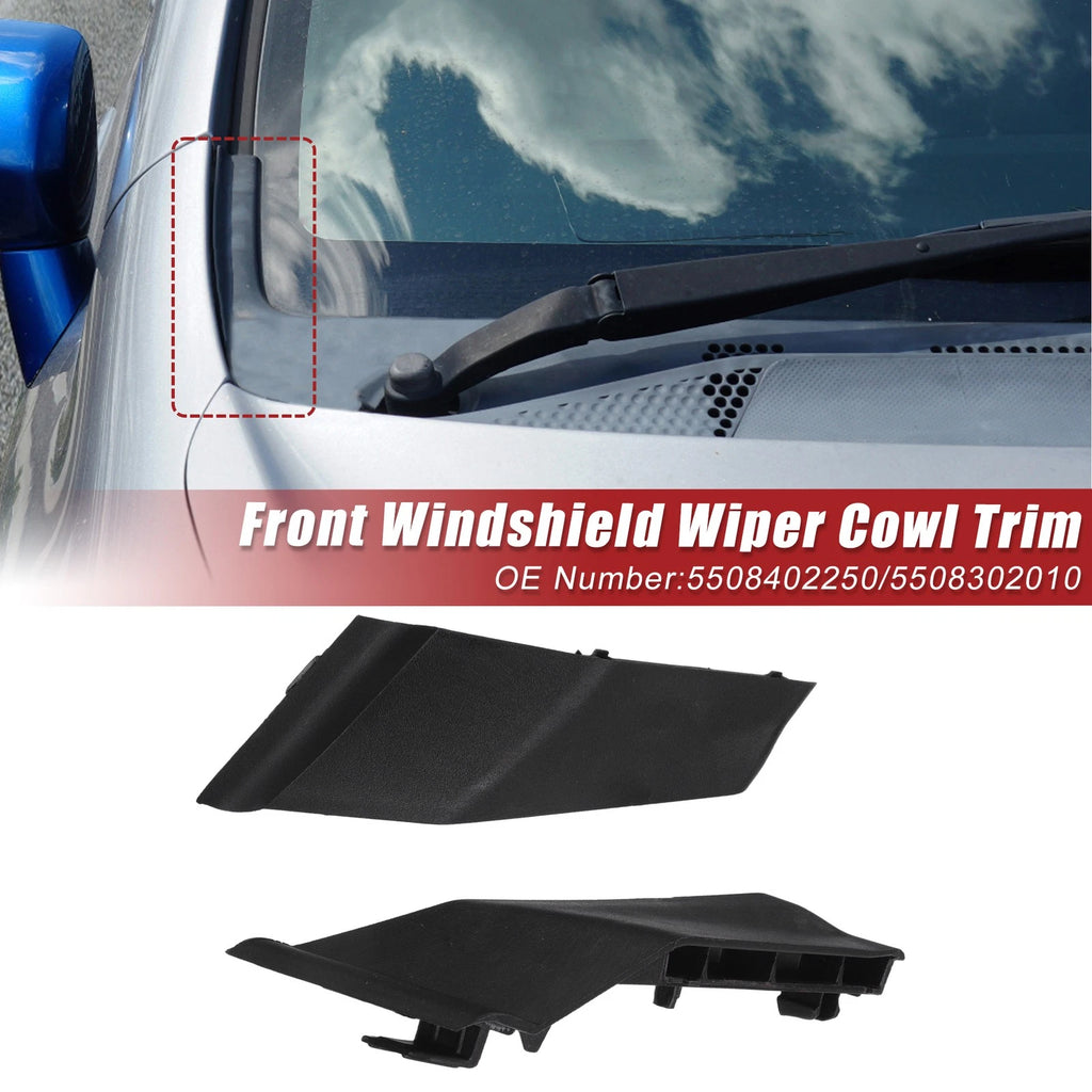 2X Front Windshield Wiper Cowl Cover Trim for Toyota Corolla (2014–2019)