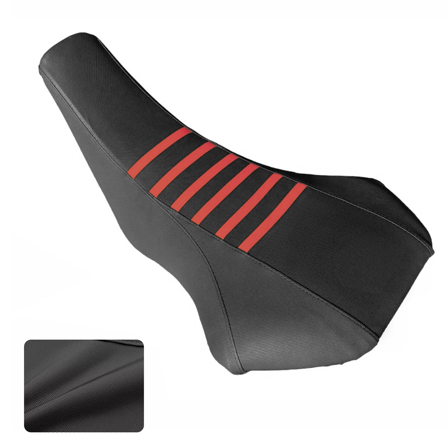 Red Gripper Anti-Slip Seat Cover for Suzuki Quadsport Z400 (2003–2009)