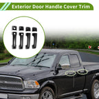 Exterior Door Handle Cover Trim for Ford Bronco (2021–2025) Carbon Fiber Black