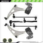 Set of 6 Control Arm Ball Joint Tie Rod End Sway Bar for Acura MDX (2014–2020)