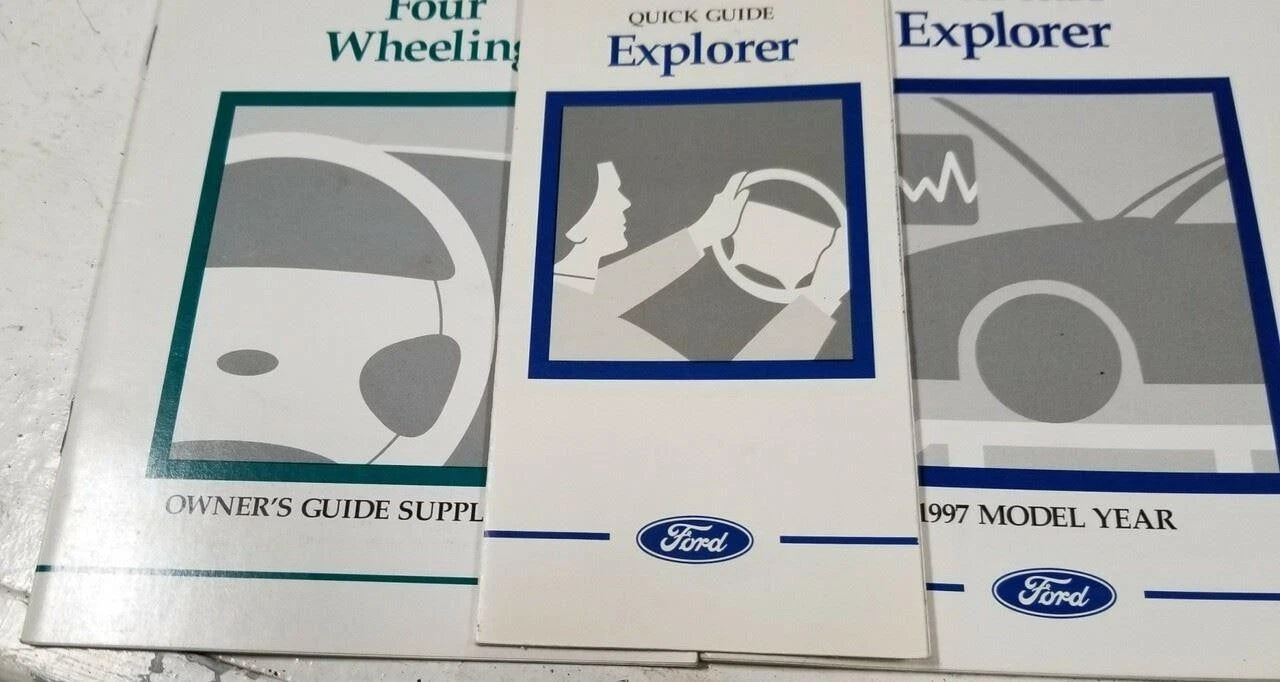 Owners Manual with Case for Ford Explorer (1997)