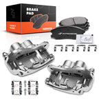 6X Front Brake Caliper & Ceramic Brake Pad for Chevy Equinox (2005–2010)