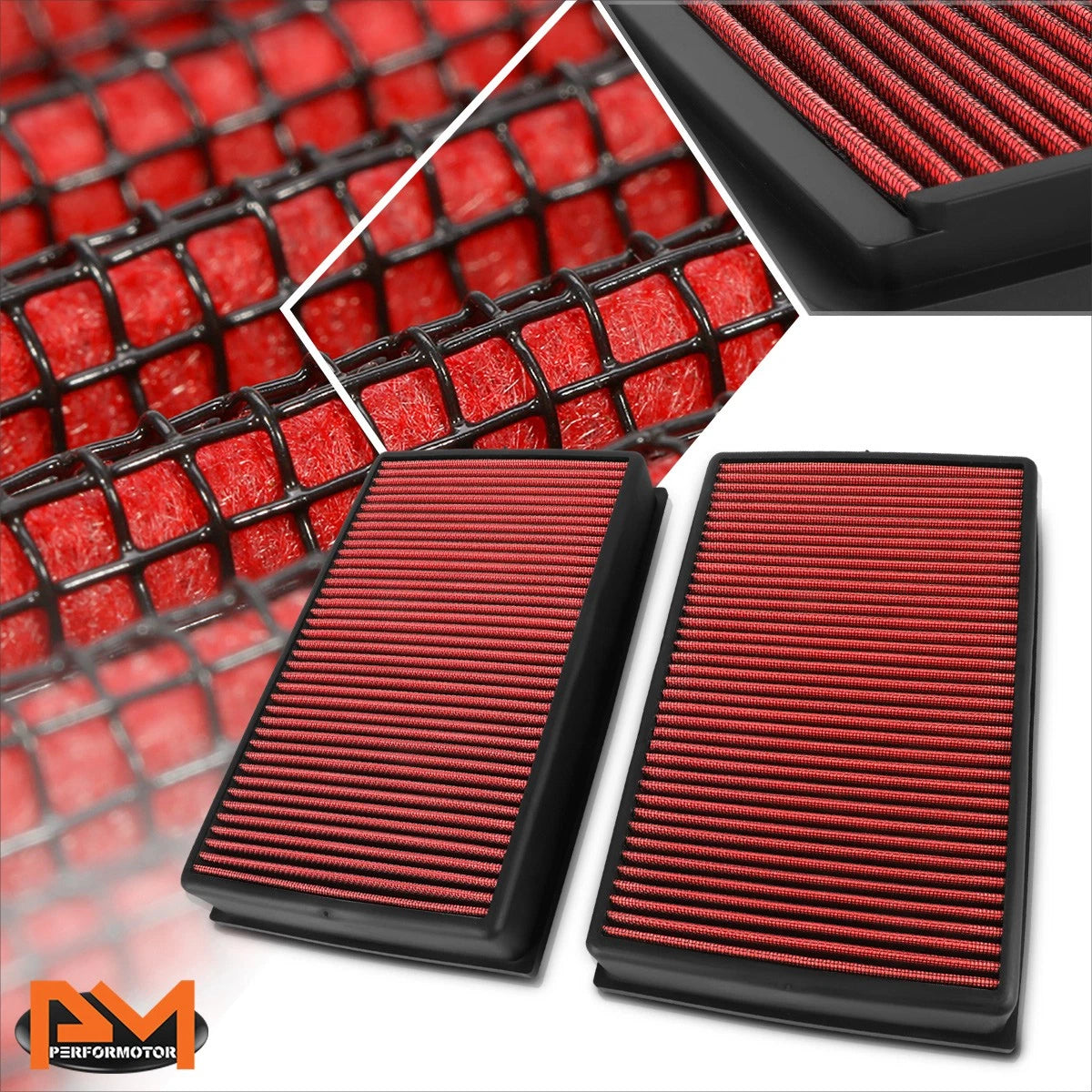 Reusable High Flow Air Filter Panel for BMW E65 7-Series (2002–2010)