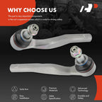 2X Front Outer Tie Rod Ends for Mercedes-Benz E-Class (2010–2016)