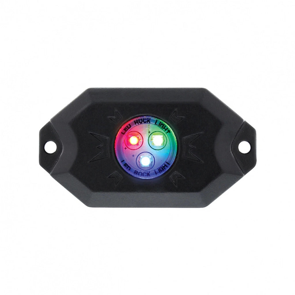 Bluetooth RGB App-Control LED Rock Light Kit 500 Lumen for Universal Use
