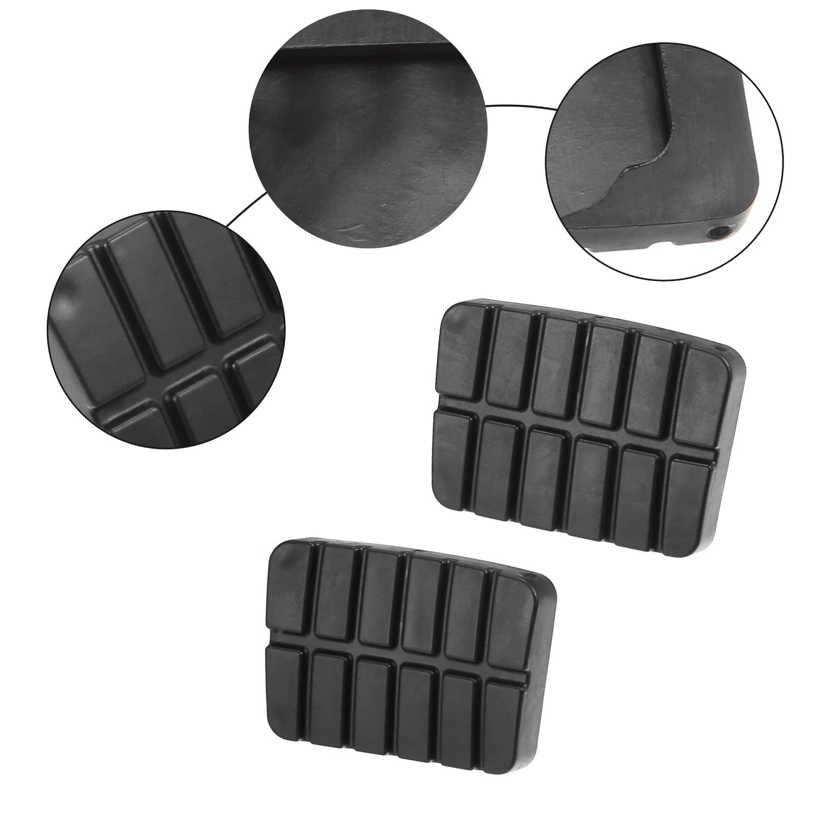 2X Anti-Slip Clutch Brake Pedal Cover for Nissan Sentra D21 (1986–1994)