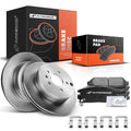 Rear Disc Brake Rotors & Ceramic Pads for Chevrolet Equinox (2007–2009)