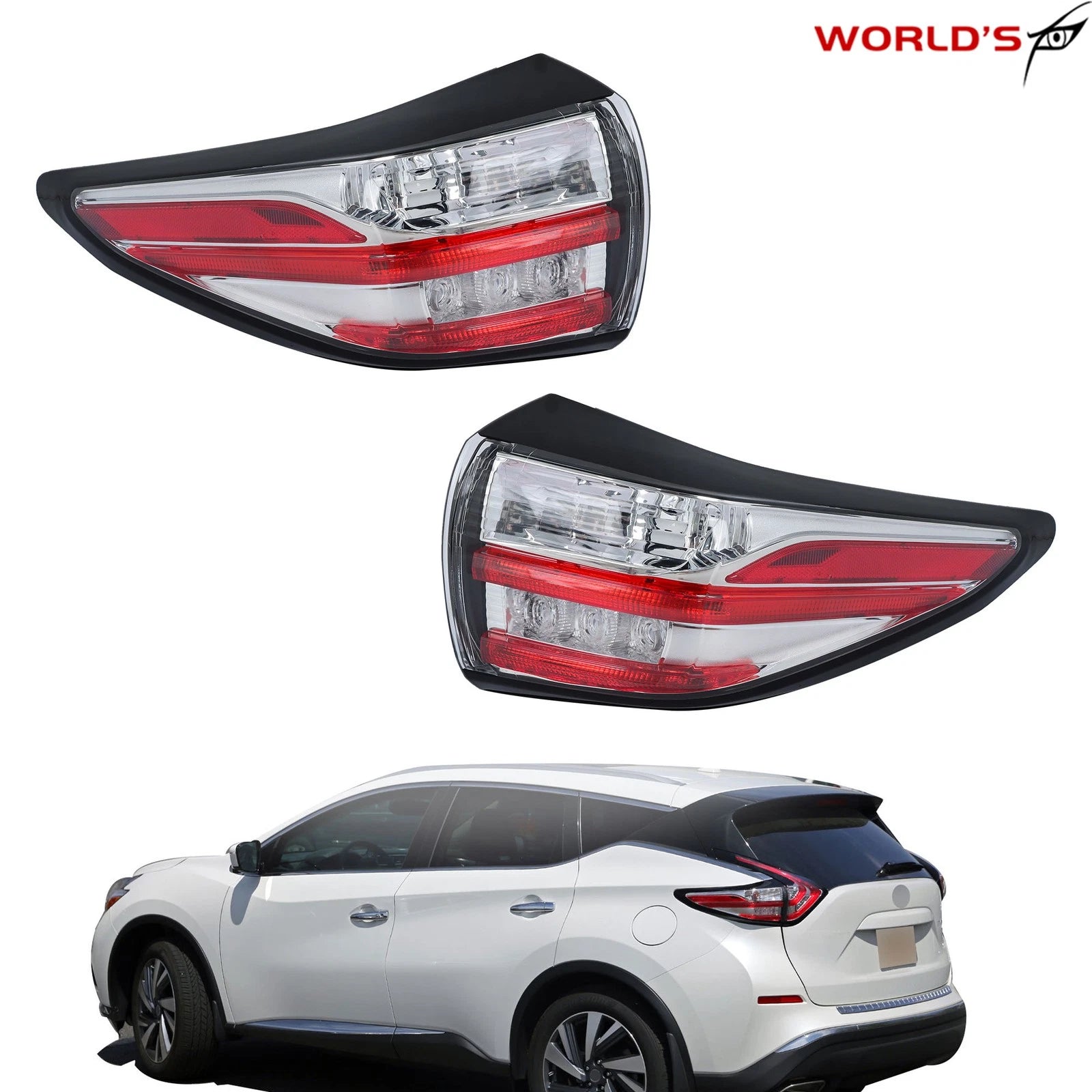 Tail Light Pair for Nissan Murano (2015–2018)