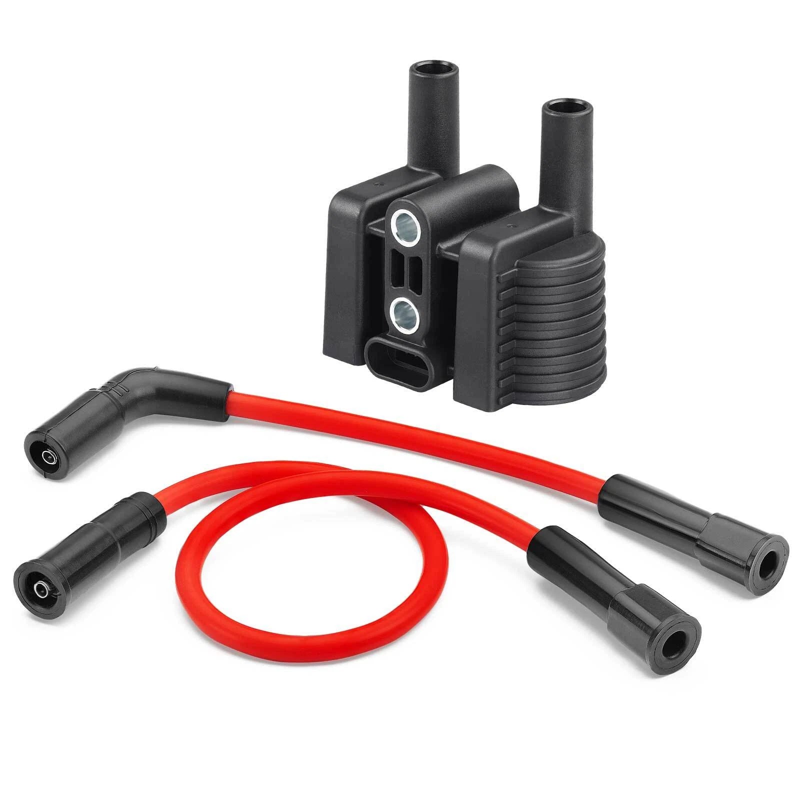 Ignition Coil & Spark Plug Wire & Cap for Harley SuperLow XL1200T XL883L (2014–2020)