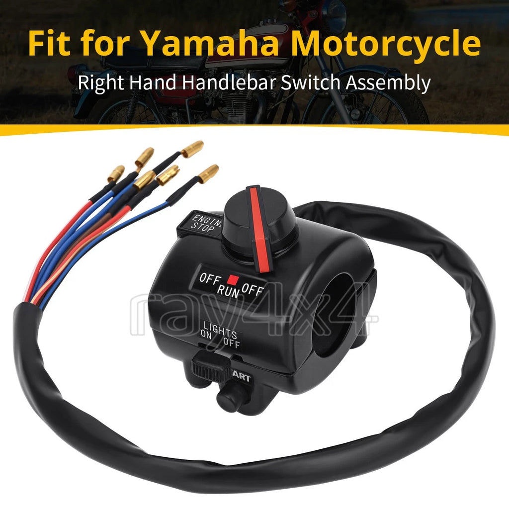 Right Handlebar Switch 584-83963-00-00 for Yamaha XS650 (1976–1978)