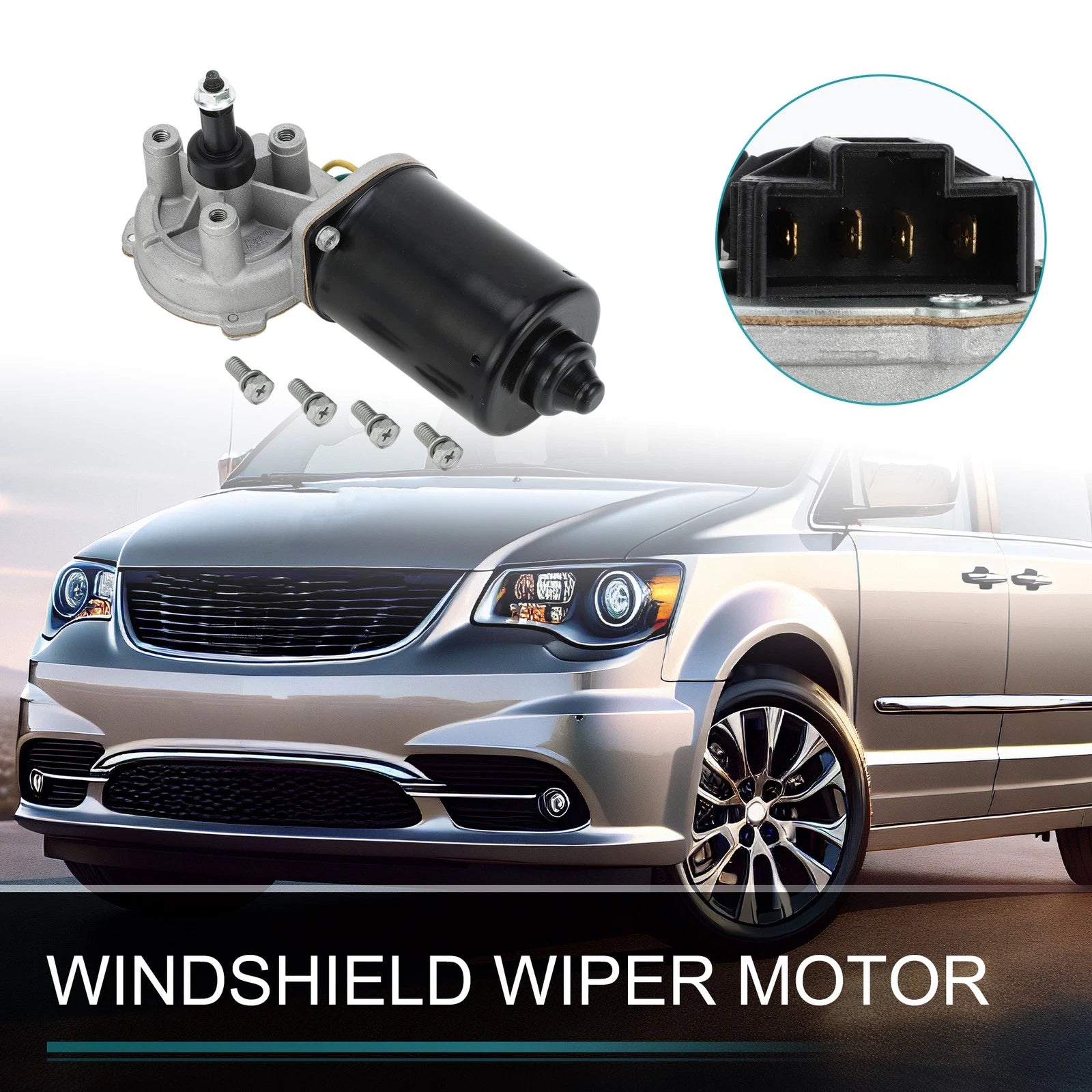 Front Windshield Wiper Motor for Chrysler Town & Country (1990–1995) No.4389132